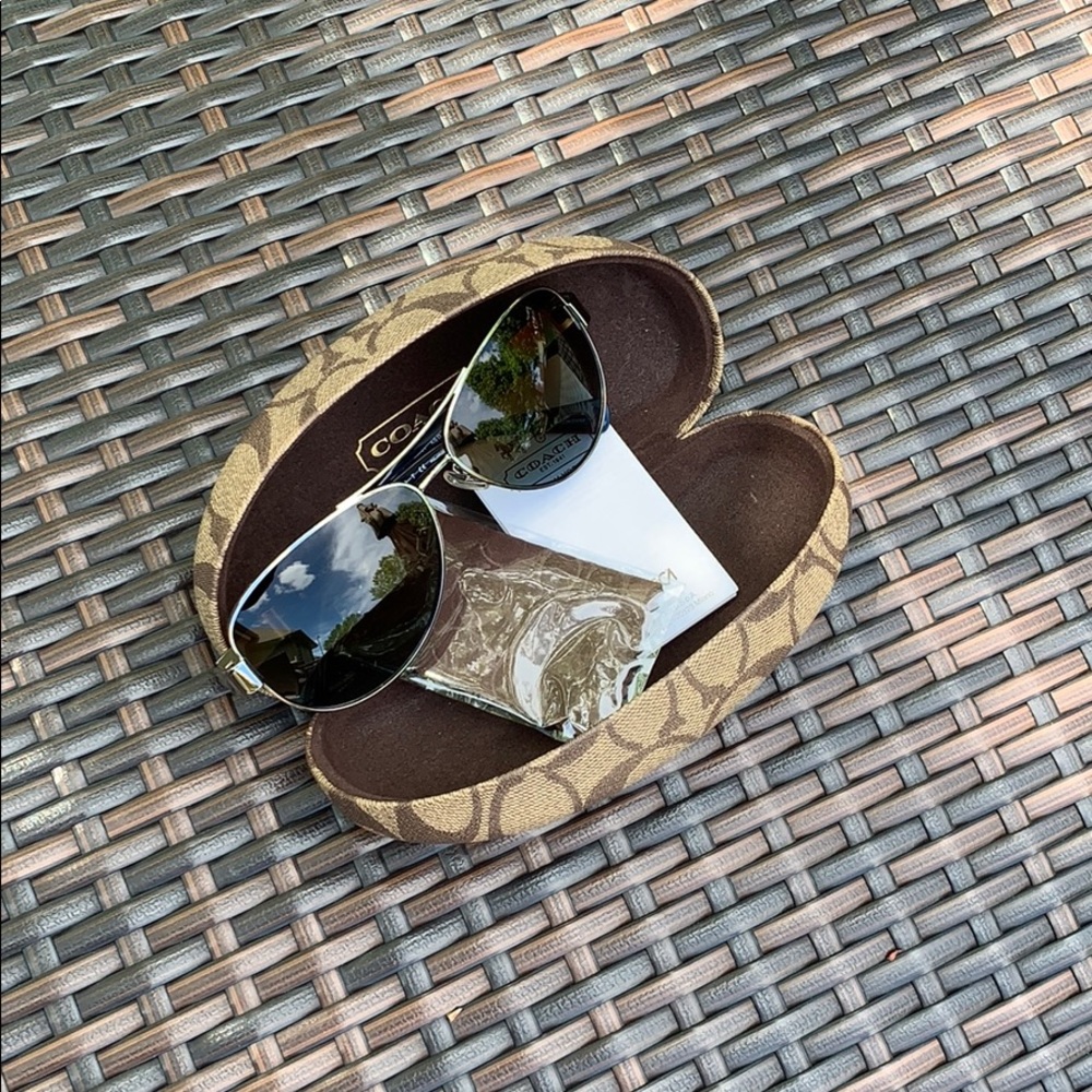 Coach aviator sunglasses